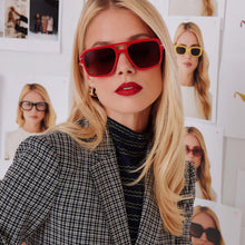 Unisex | Julien Navigator Sunglasses | Rouge Vogue | Warm Brown Gradient Lenses