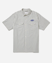 Ivory | Bruce Striped Work Shirt