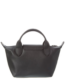 Longchamp | Unisex | Le Pliage Xtra XS Leather Handbag | Black
