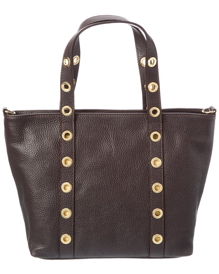 Isabella Rossetti | Womens | Stella27 Leather Studded Tote | Brown
