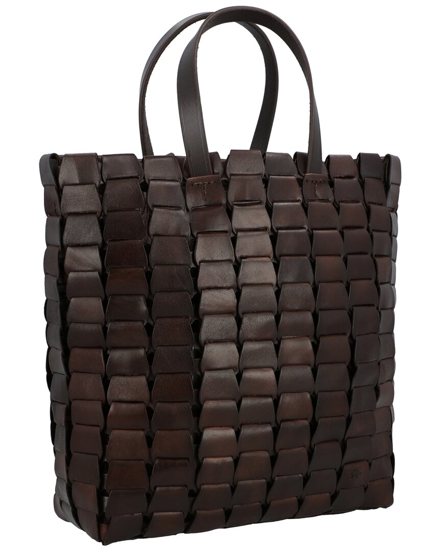 Dragon Diffusion | Womens | Link Leather Tote | Brown