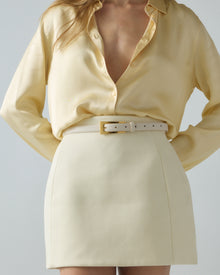 Mini No. 10 Belt | Linen/Gold