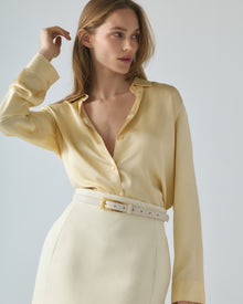 Mini No. 10 Belt | Linen/Gold