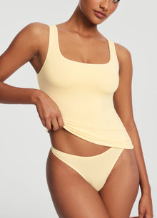 Square Neck Tank Top | Lemon Meringue