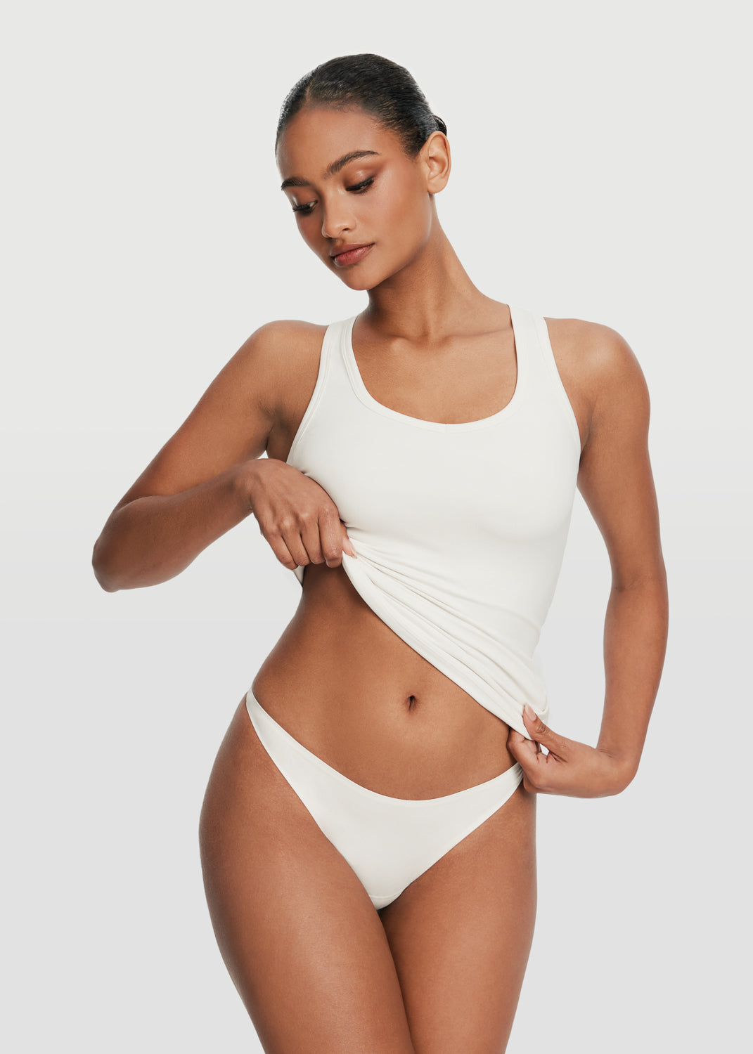 Racerback Tank Top | White