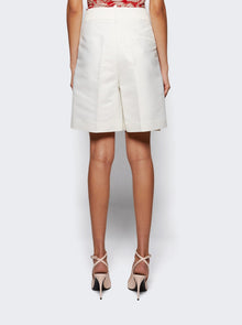 Women | Victoria Beckham | Fold Detail Straight Leg Culotte Ivory