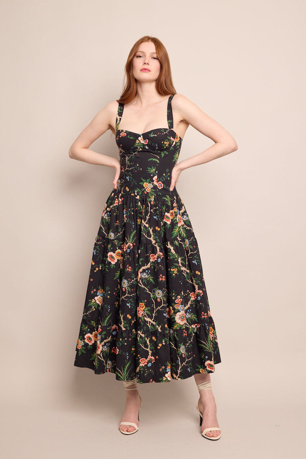 Santiago Dress | Chintz Black