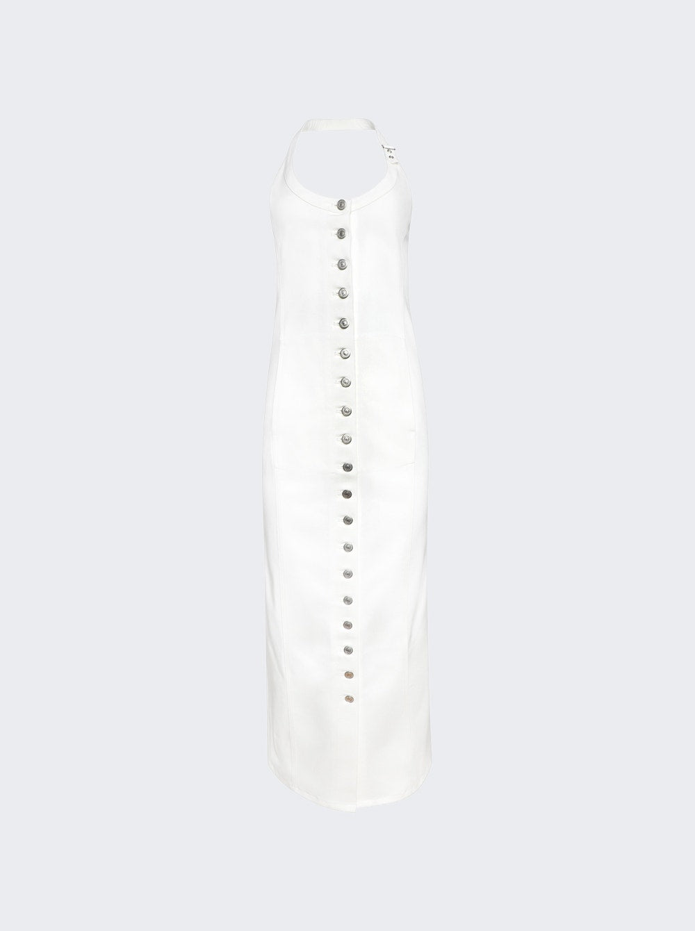 Women | Courrèges | Multiflex White Denim Long Dress