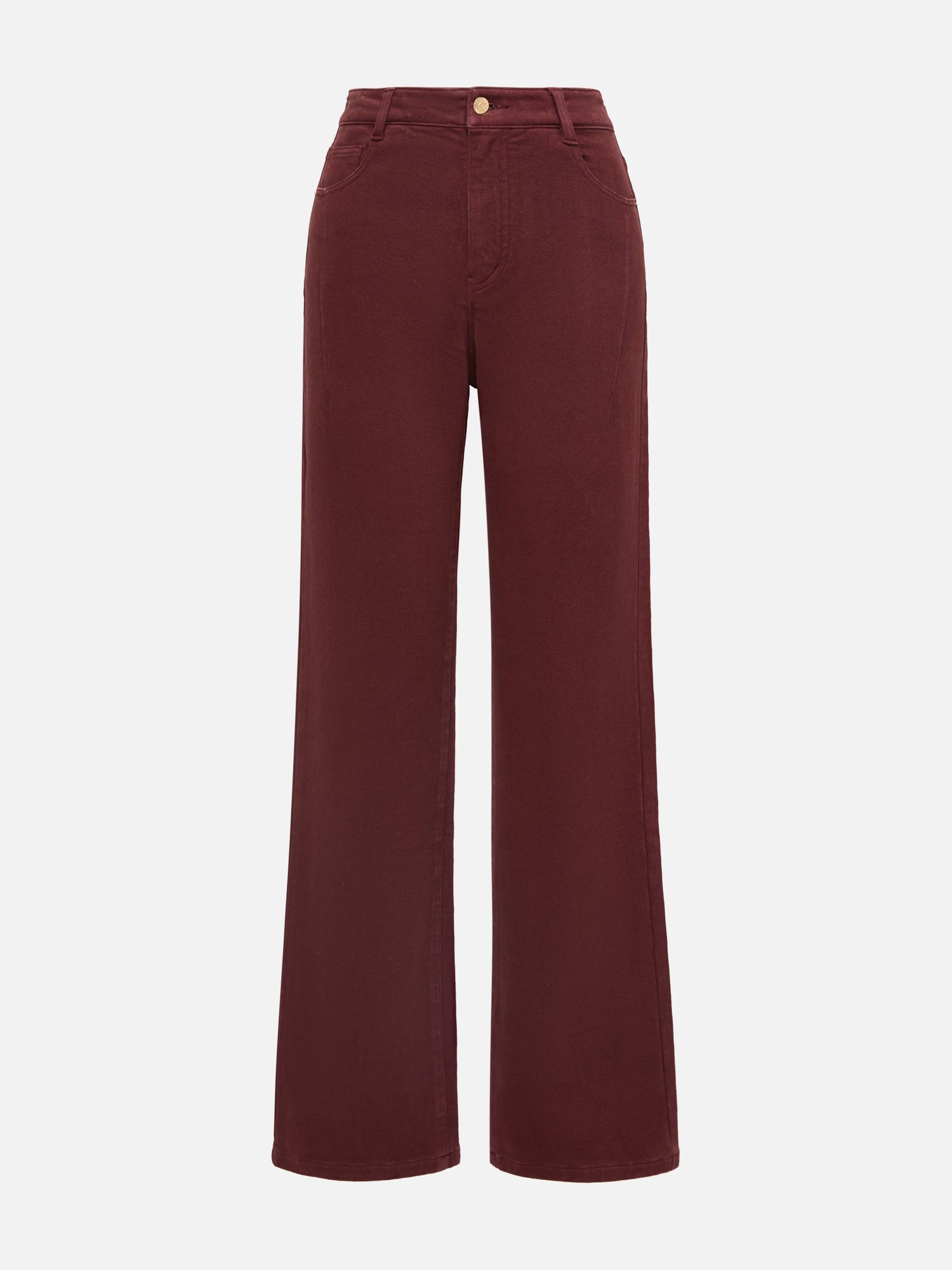 Slim Fit Pants | Burgundy