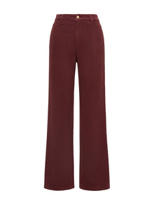 Slim Fit Pants | Burgundy