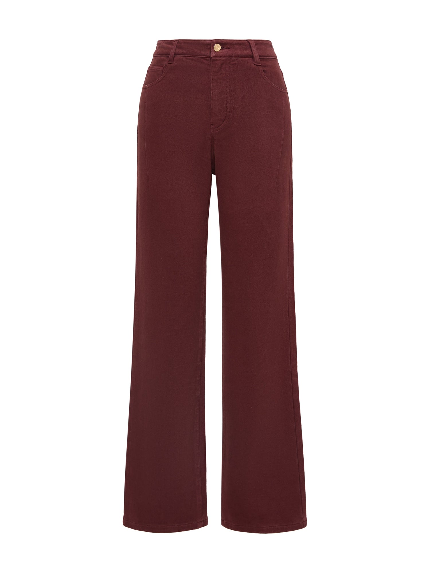 Slim Fit Pants | Burgundy