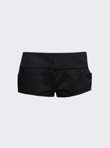 Women | Courrèges | Belted Mini Shorts | Black
