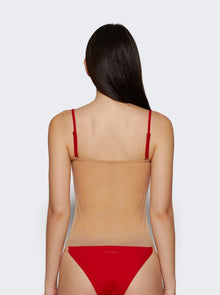 Women | Courrèges | Illusion Square Swimsuit | Ruby