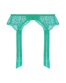 Allegra Suspender Belt | Vert