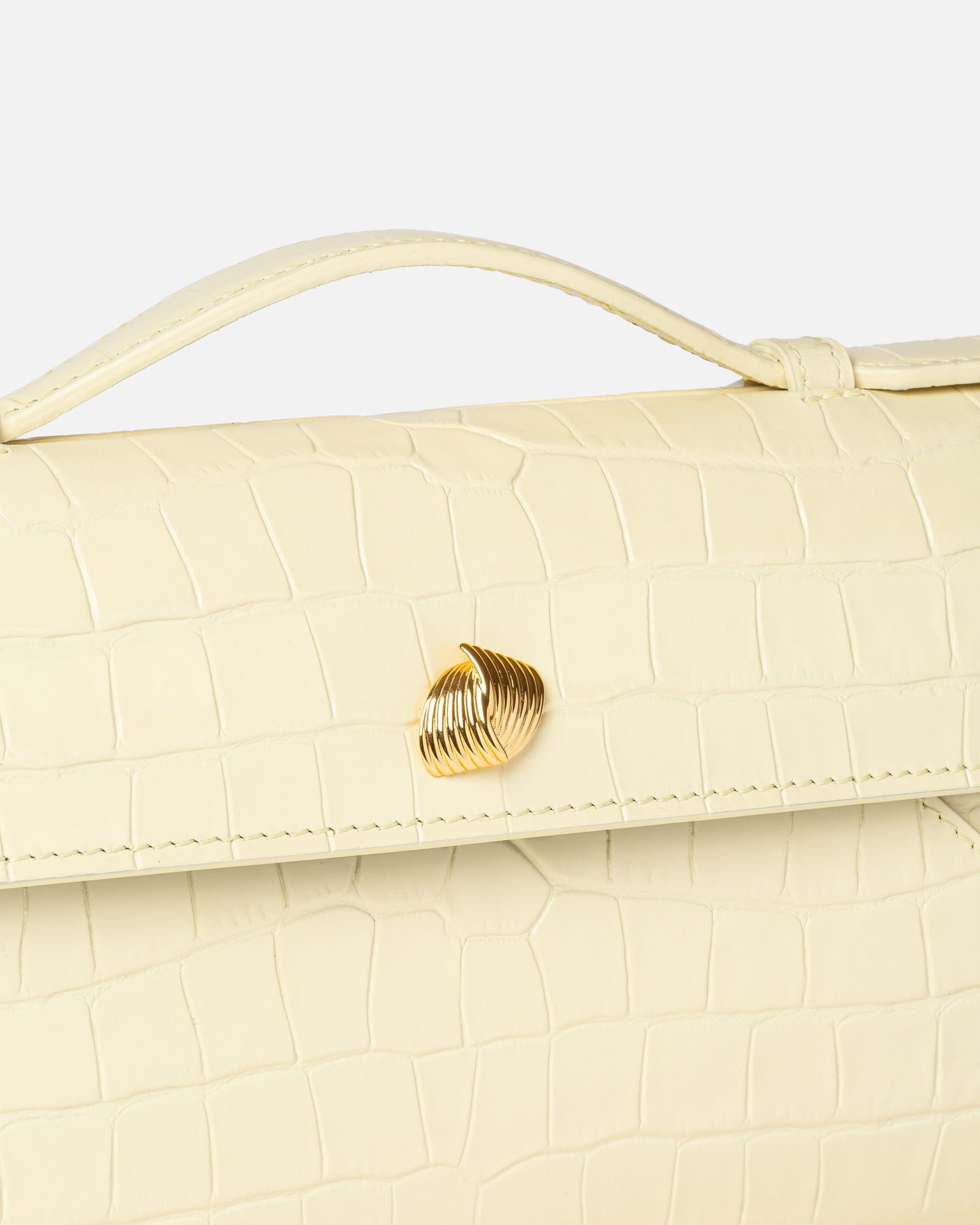 Cassandra Clutch | Butter Yellow
