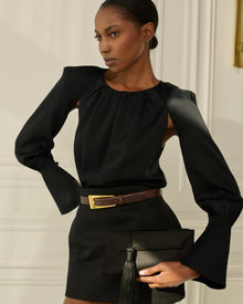 No. 10 Belt | Espresso Croc/Gold