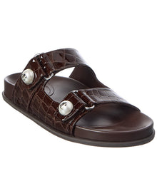 Jimmy Choo | Womens | Fayence Patent Sandal | Brown