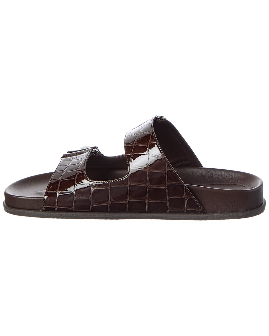 Jimmy Choo | Womens | Fayence Patent Sandal | Brown