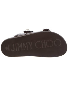 Jimmy Choo | Womens | Fayence Patent Sandal | Brown