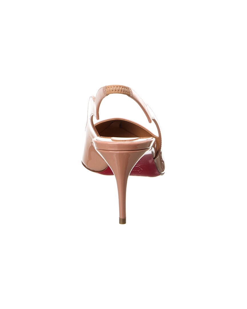 Christian Louboutin | Womens | Hot Chick Sling 70 Patent Slingback Pump | Black