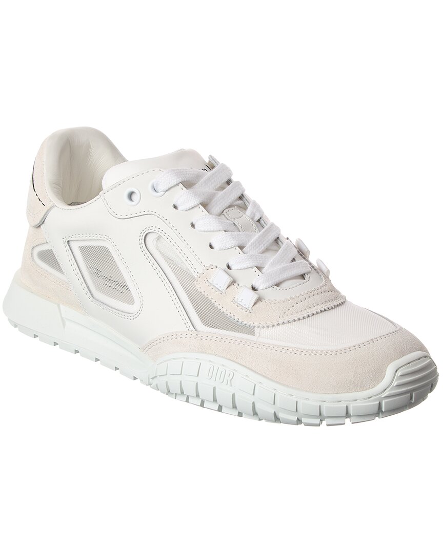 Dior | Womens | Tech Mesh & Leather Sneaker - II | White