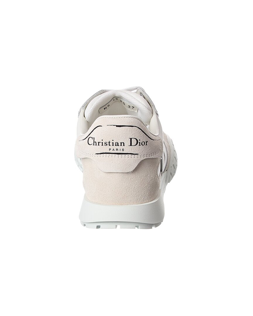 Dior | Womens | Tech Mesh & Leather Sneaker - II | White