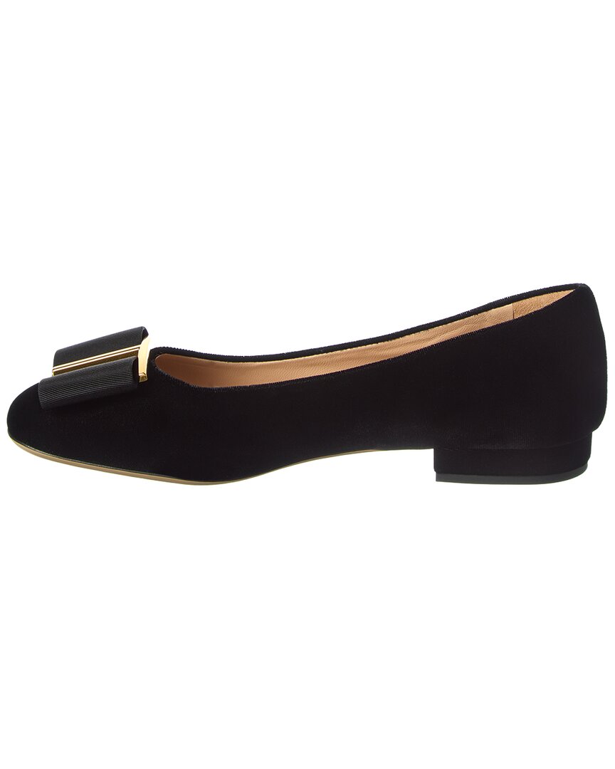 Tom Ford | Womens | Velvet Ballerina Flat | Black