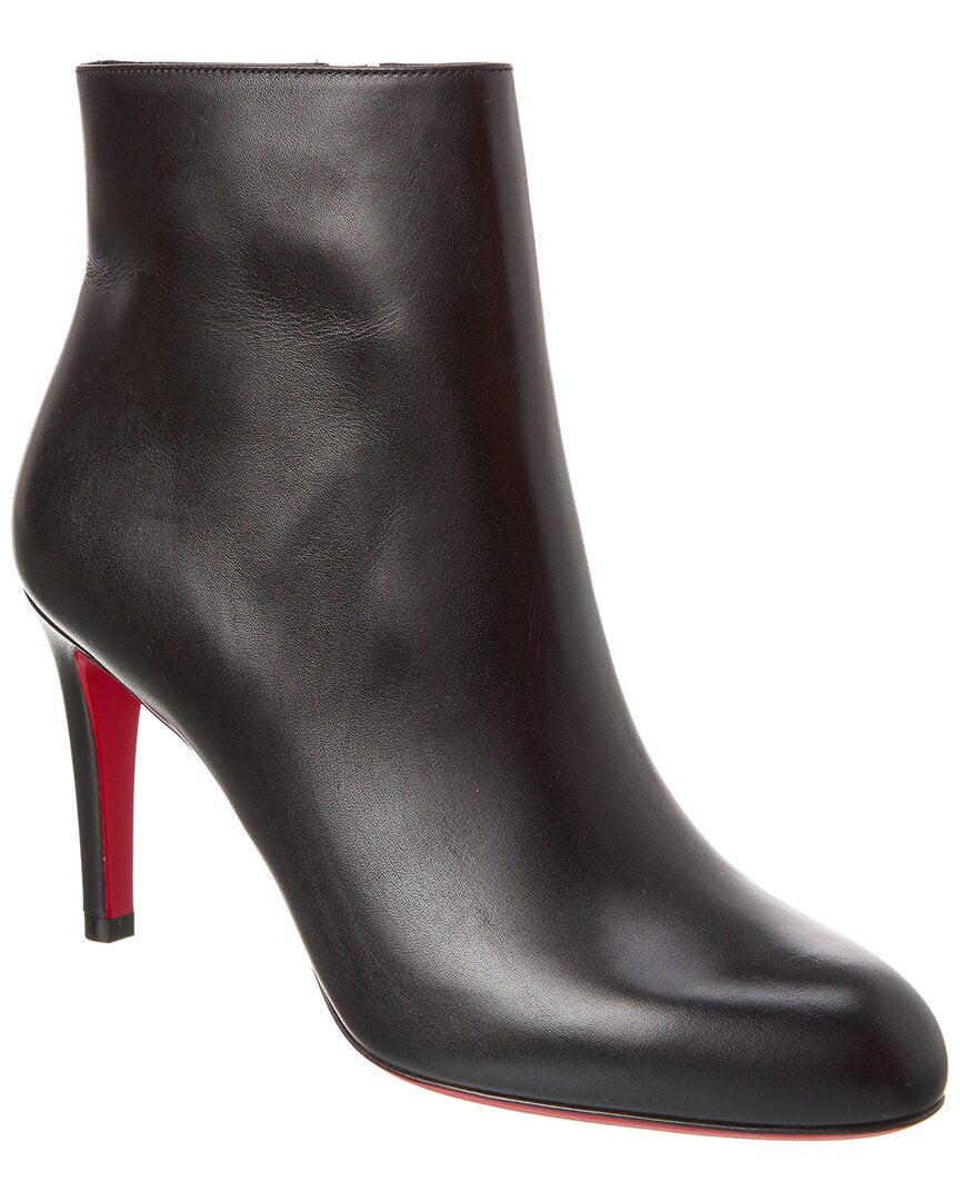 Christian Louboutin | Womens | Pumppie 85 Leather Bootie | Black