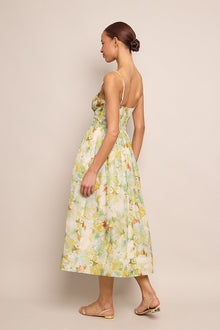 Alba Midi Dress | Terra Light Blue