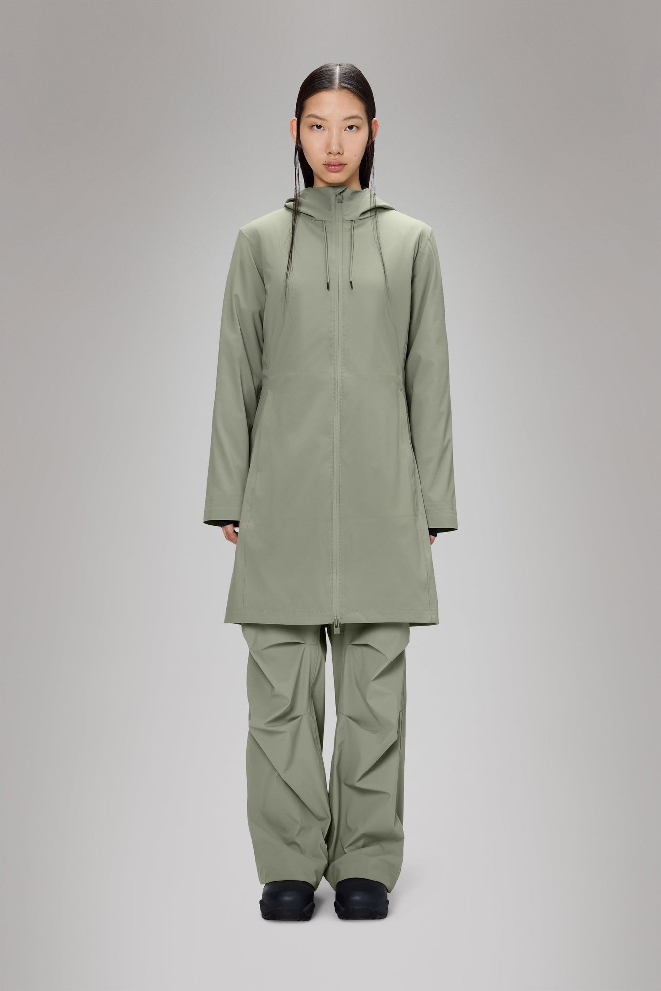 RAINS Suva Hardshell Long W Jacket Drift Jacket