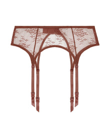 Romy Suspender Belt | Pecan