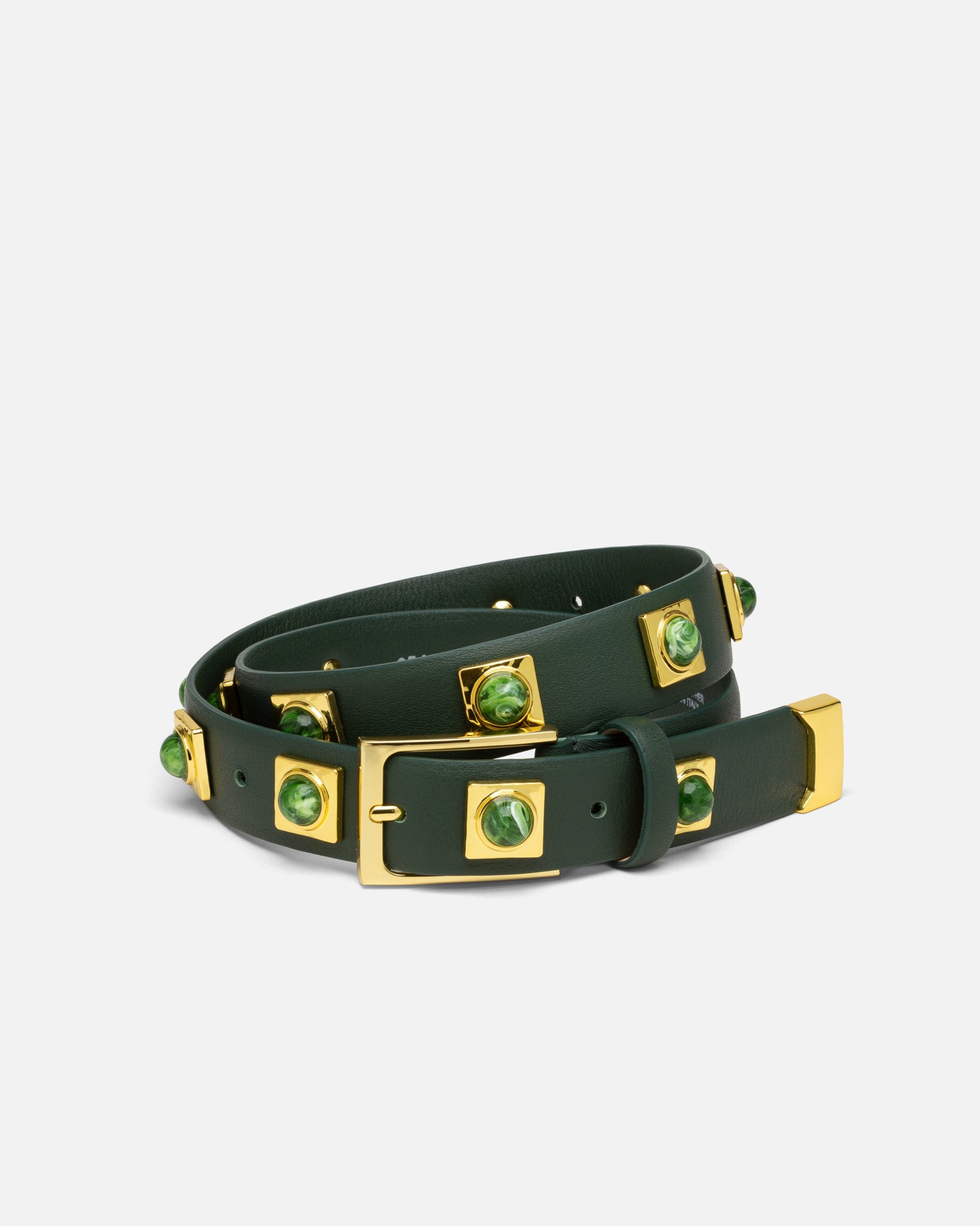 No. 2 Belt | Emerald-Gold