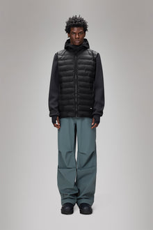 RAINS Safi Fleece Hybrid Jacket Black Jacket