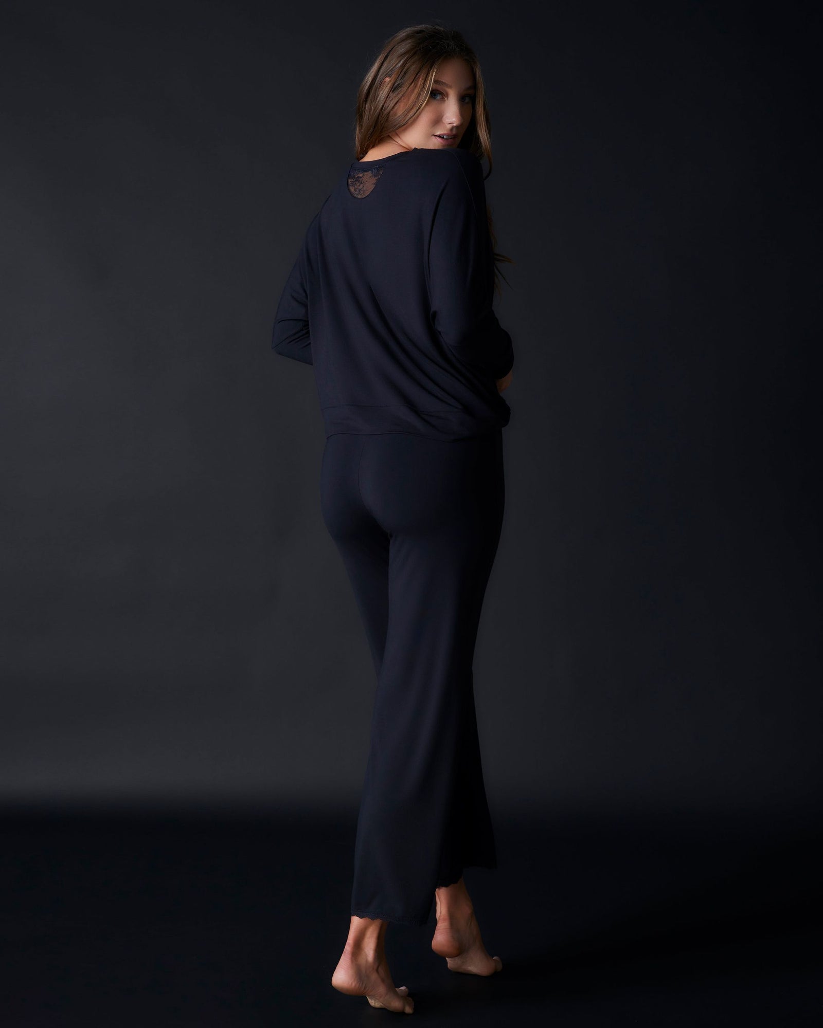 Emma Lounge Pant | Noir