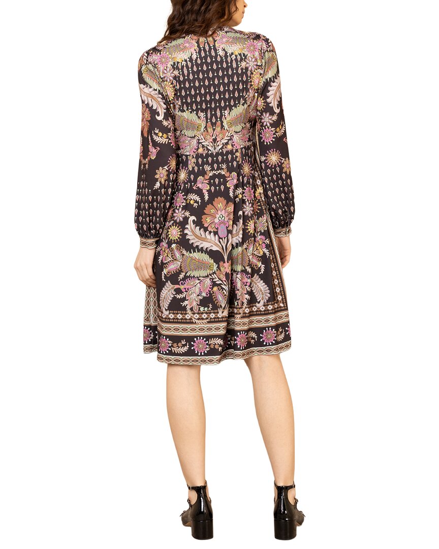 Hale Bob | Womens | Long Sleeve Kimora Mini Dress | Black