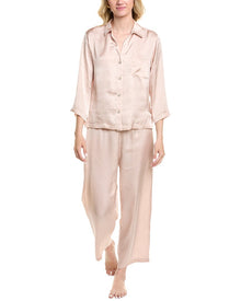 NATORI EDIT | Womens | 2pc Ashley Icon Notch Pajama Set | Pink