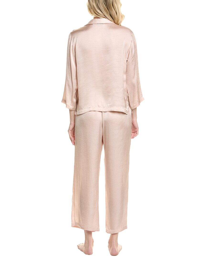 NATORI EDIT | Womens | 2pc Ashley Icon Notch Pajama Set | Pink