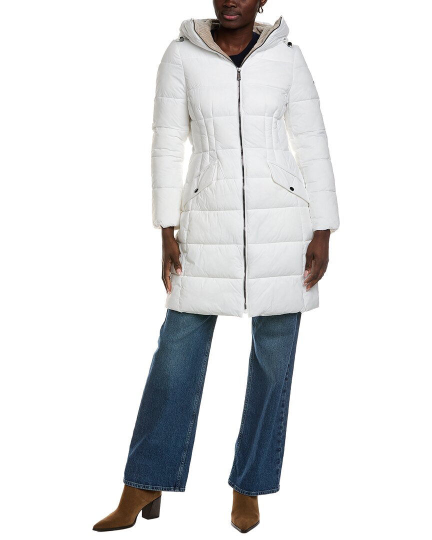 Laundry by Shelli Segal | Womens | Smooth Nylon Zip Front Jacket | White