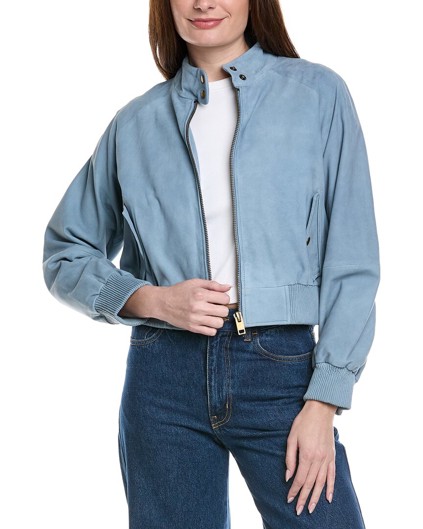 Walter Baker | Womens | Bowie Suede Jacket | Blue