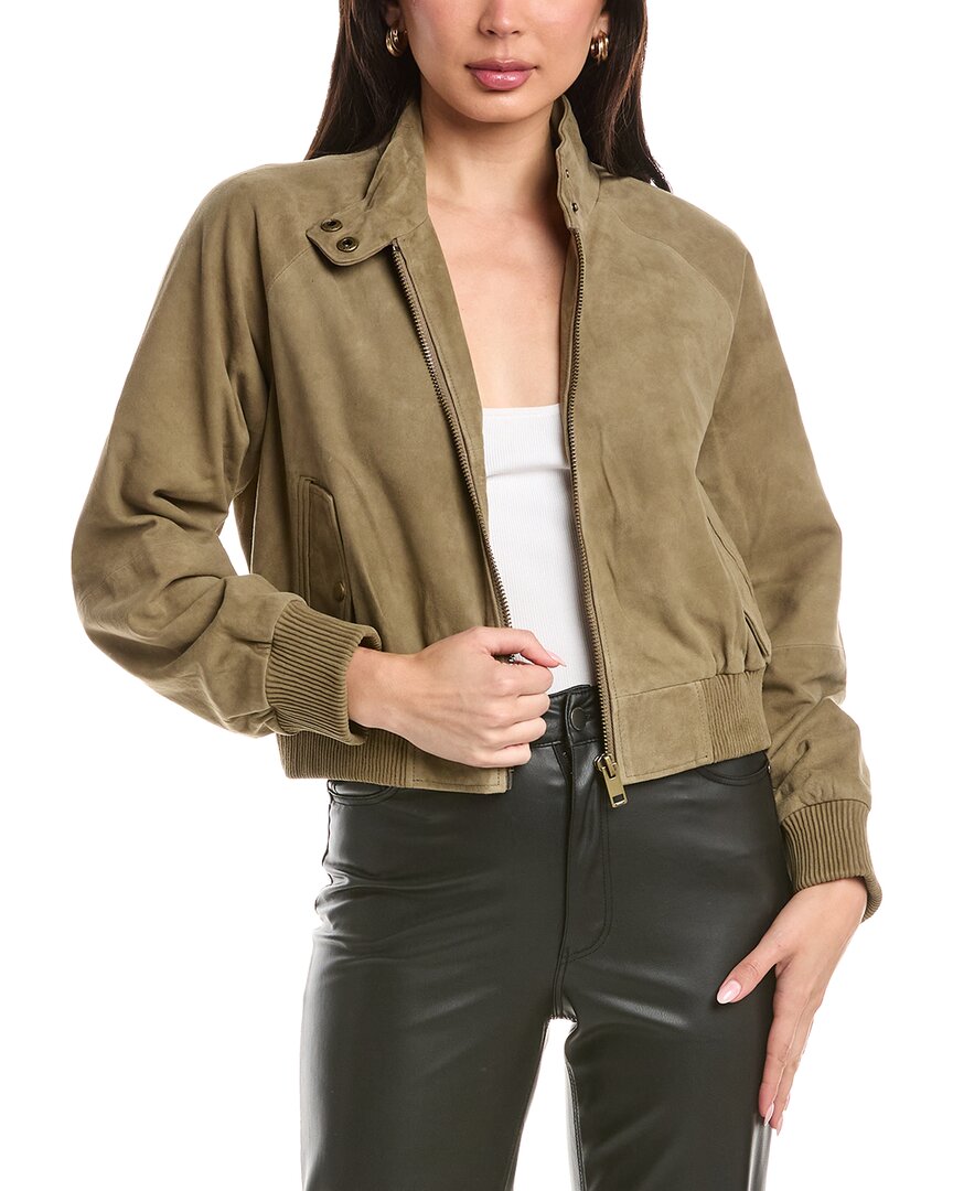 Walter Baker | Womens | Bowie Suede Jacket | Green