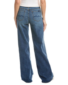 7 For All Mankind | Womens | Lotta Atlanta Wide Leg Jean | Blue