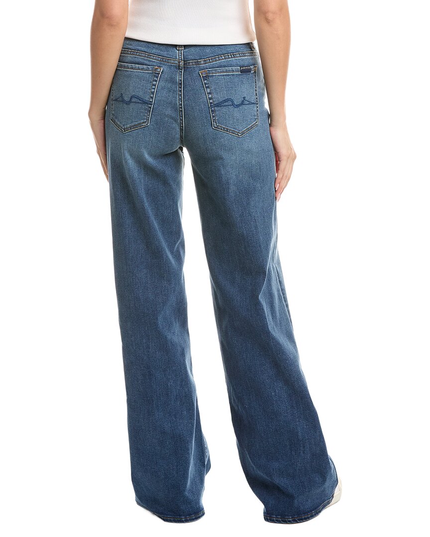 7 For All Mankind | Womens | Lotta Atlanta Wide Leg Jean | Blue