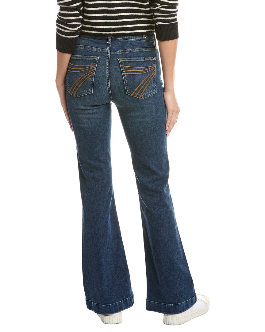 7 For All Mankind | Womens | Dojo Tailorless Cambridge Flare Jean | Blue