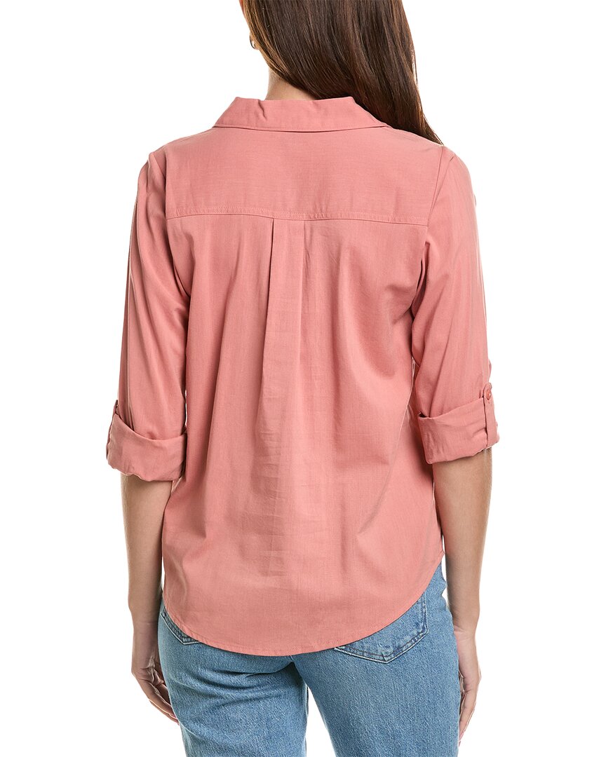 Splendid | Womens | Woven Button-Down Shirt | Brown