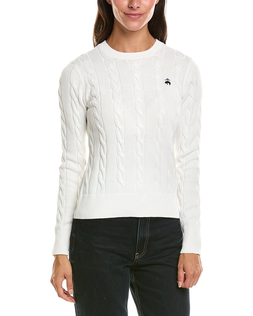 Brooks Brothers | Womens | Cable Sweater | White