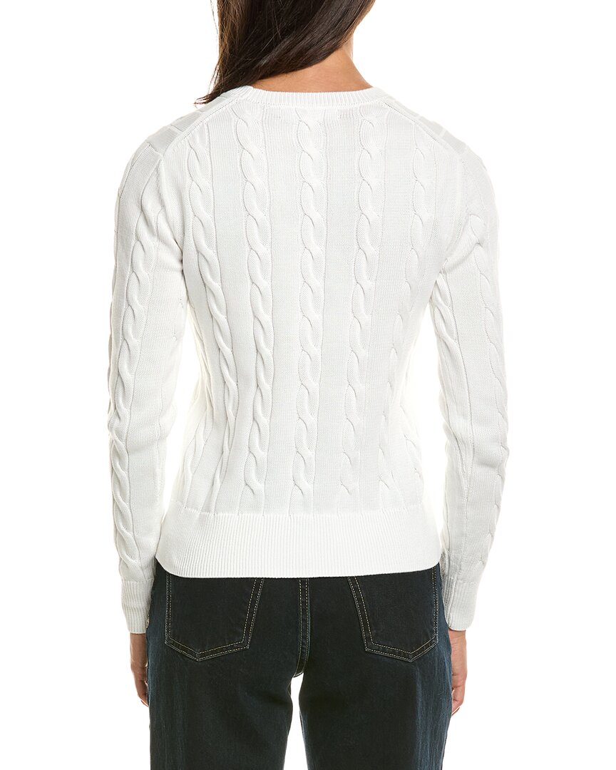 Brooks Brothers | Womens | Cable Sweater | White