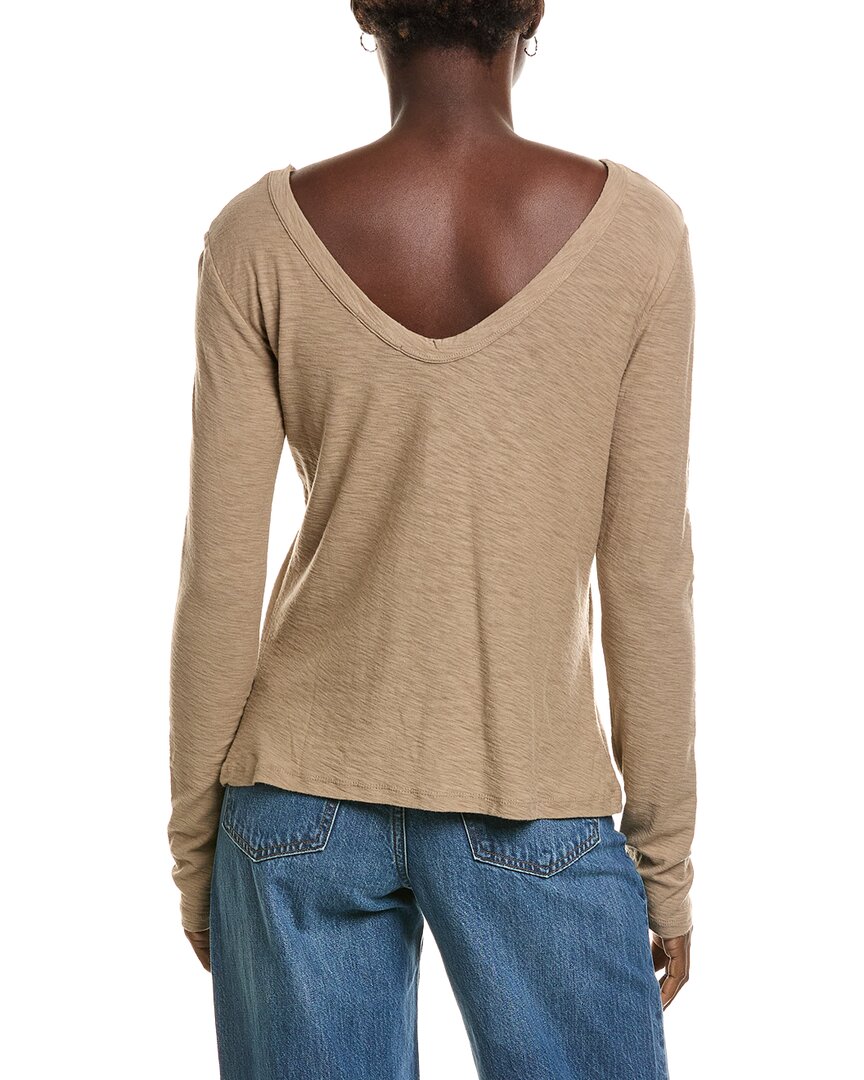 James Perse | Womens | Solid Shirt | Brown