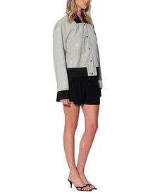 Walter Baker | Womens | Emilio Leather Jacket | gray