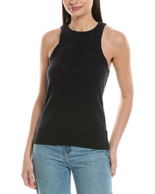 James Perse | Womens | Set of 2 Cutaway Rib Tank | White
