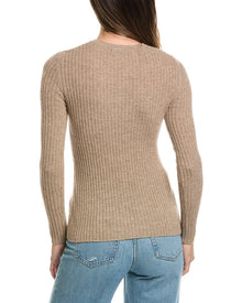 Alashan Cashmere | Womens | Ada Crewneck 100% Cashmere Sweater | Brown